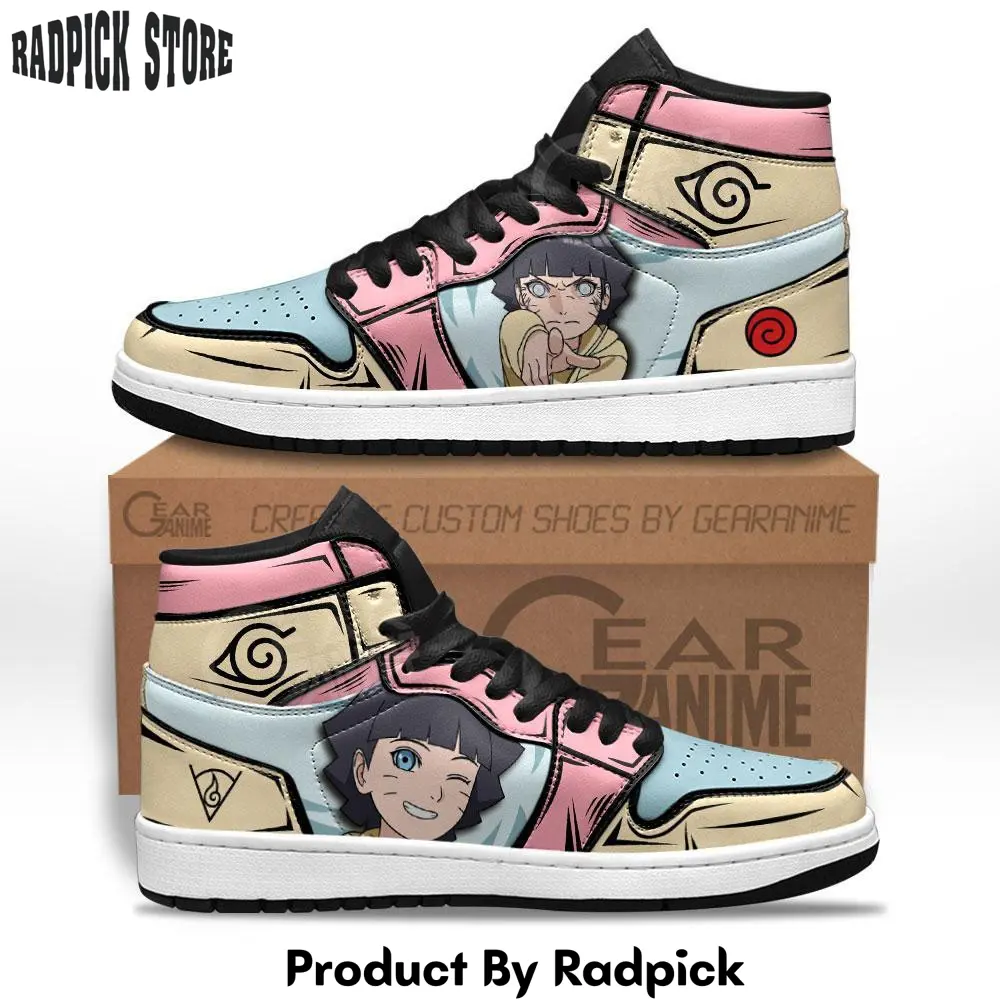Himawari uzumaki air jordan high top sneakers anime mn17  rp0247139